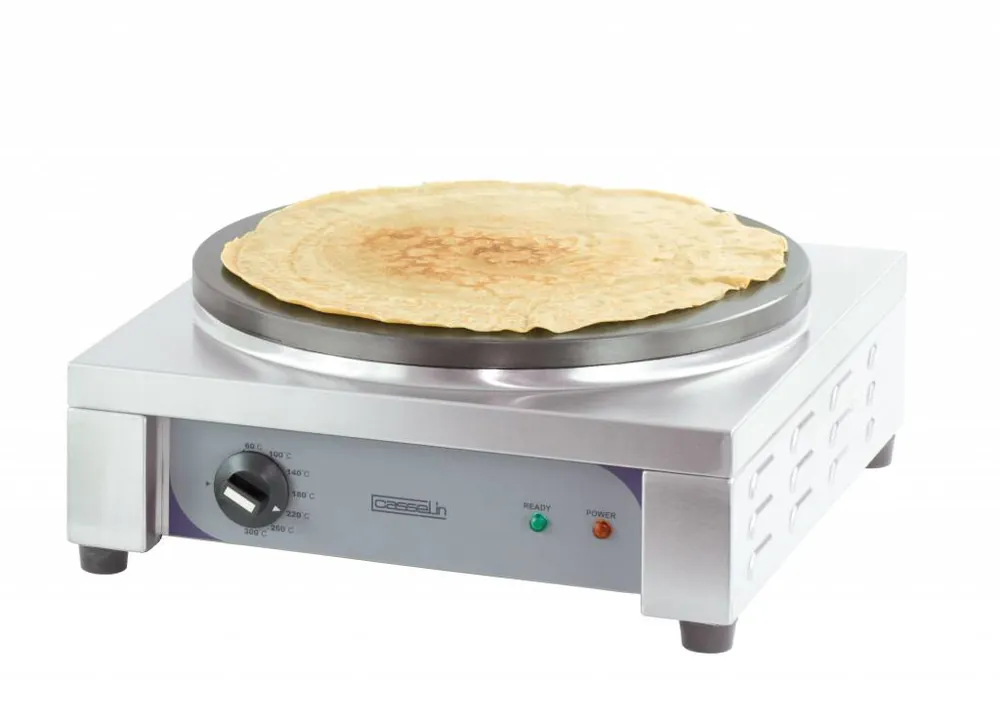 Superprijs Vierkante Crèpes Bakplaat - Elektrisch - 400mm - 2,7kW - 440x445x190(h)mm