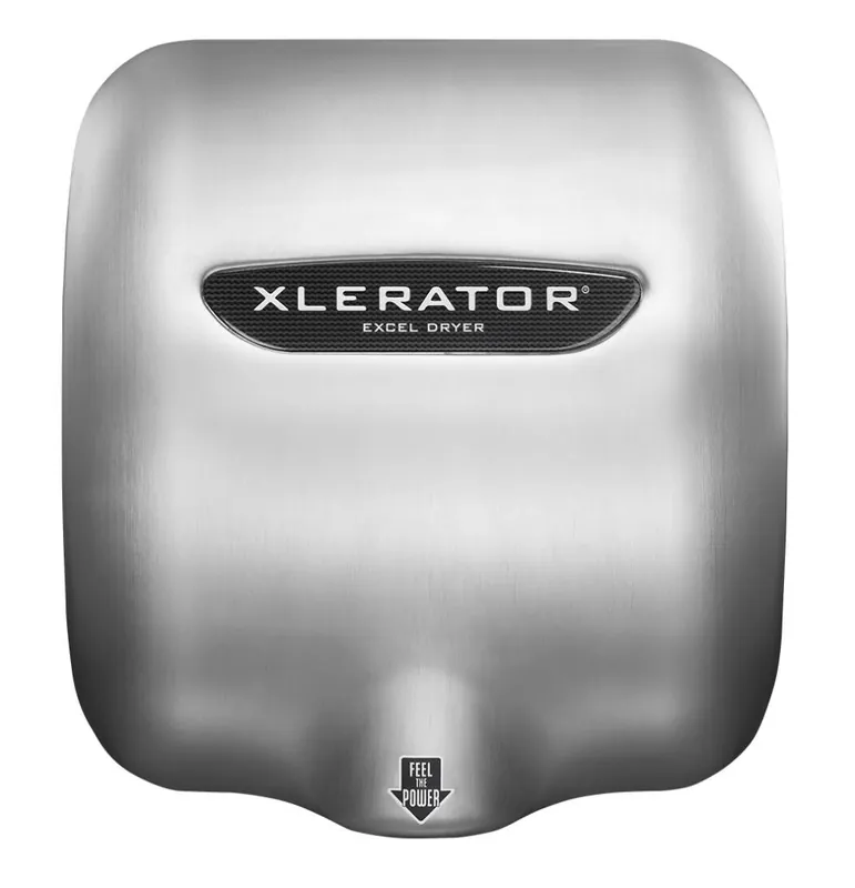Koopje Xlerator Handdroger XL-SB RVS - Zeer Krachtig - 10 sec - 1400W - Geborsteld Roestvrij Staal
