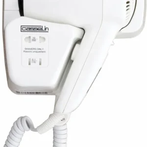 Hotel Haardroger met Scheerapparaat Aansluiting - 1200W - 87 m3/h - 2 droog standen Lage Kosten
