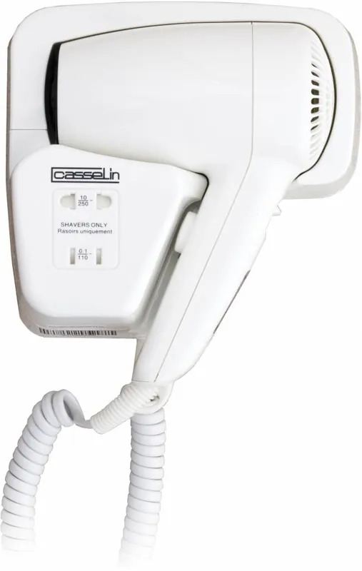 Hotel Haardroger met Scheerapparaat Aansluiting - 1200W - 87 m3/h - 2 droog standen Lage Kosten