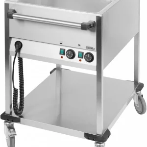 Beperkt Aanbod Bain Marie Trolley - 2 GN1/1 - 1400W - 850x700x(H)900mm