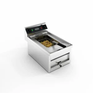 Elektrische Friteuse - Tafelmodel - 12 Liter - 9 kW - 400x700x(H)328mm Tijdelijk Beschikbaar