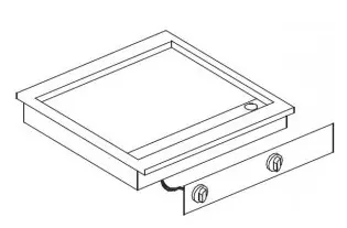 Elektrische Bakplaat - Drop In - Glad - 3,9 kW - 625x600x(H)181mm Rechtstreeks Van De Fabrikant