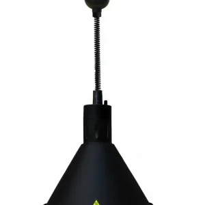 Warmhoudlamp Zwart - Verstelbaar Snoer - Ø275x(H)600/800mm Voordeelprijs