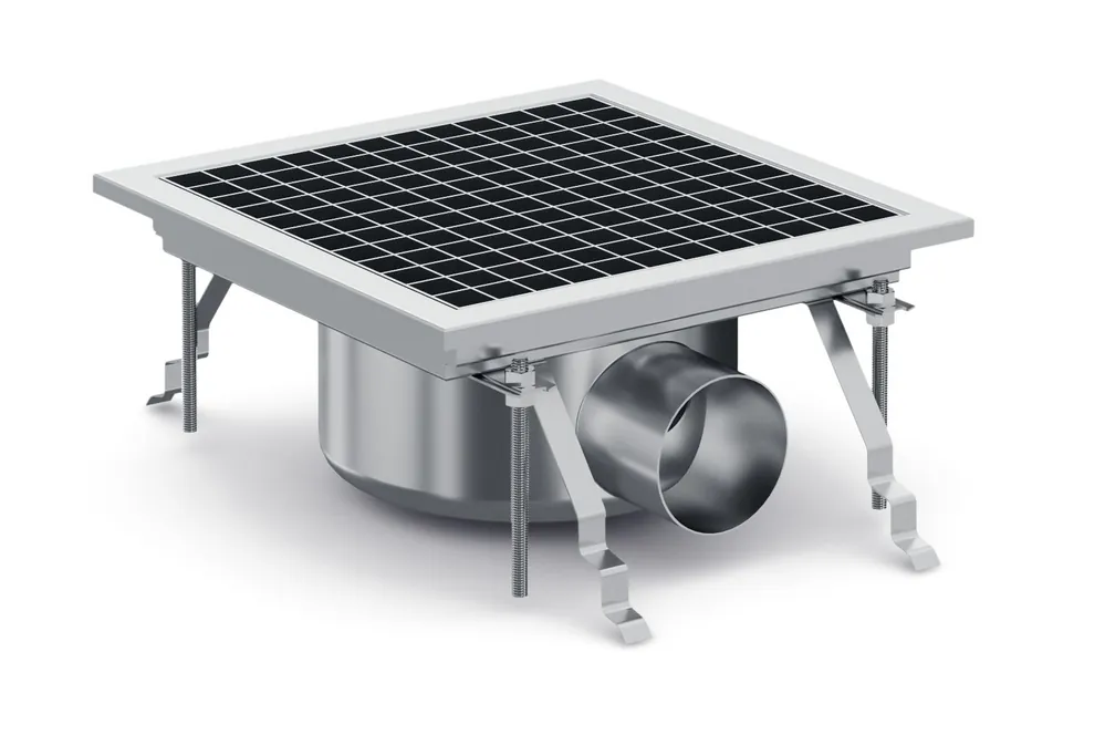 Vloerput - RVS - 30x30x(h)13,1cm Speciale Aanbieding