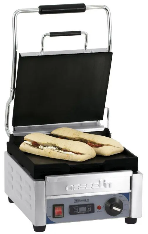 Nieuw Panini Grill Glad - Klein Model - 2kW/230V - 300x490x265(h)mm