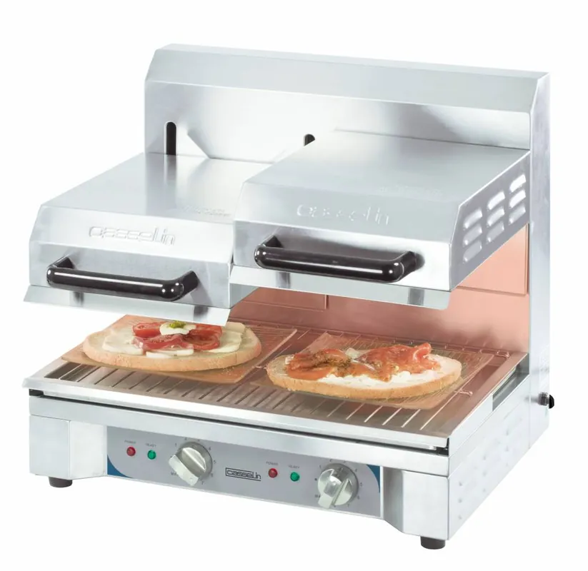 Populair Horeca Salamander - Verstelbaar Dubbel Verwarmingselement - 2900W - 600x540x525(h)mm