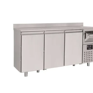 Koelwerkbank RVS 3 Deurs - 632 Liter - 2135x600x(H)1050mm Uitverkoop