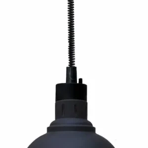 Warmhoudlamp Zwart - Verstelbaar Snoer - Ø240x(H)600/800mm Beste Prijs