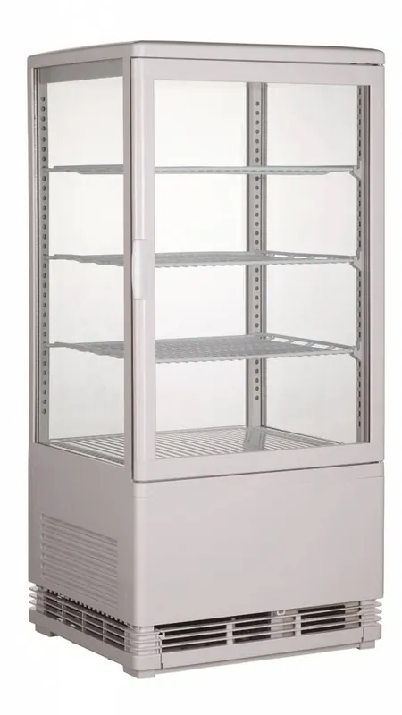 Koelvitrine Wit - Vierkant Tafelmodel - 428x386x(H)885mm Veilige Betaling