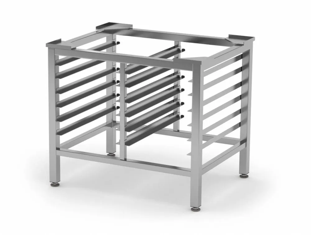RVS HEAVY DUTY Onderstel 10x 1/1GN - 2x 6 1/1GN Rails - 790x600x700mm Beperkte Voorraad