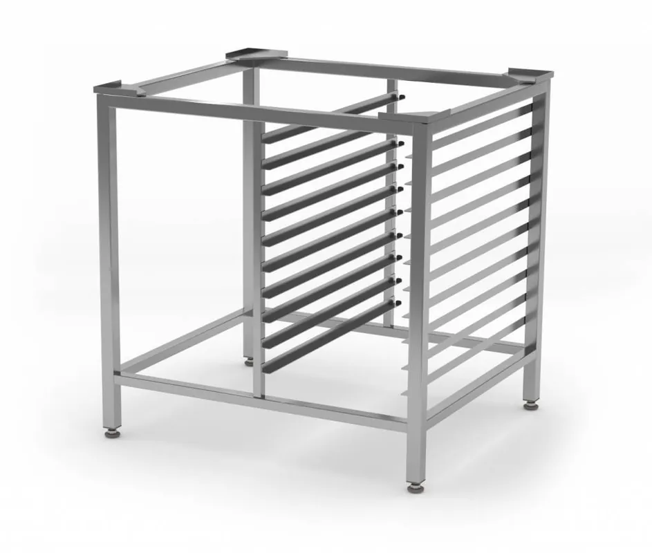 RVS HEAVY DUTY Onderstel voor Rational Steamer 2/1 - 10x 2/1GN Rails - 975x845x990mm Express Levering