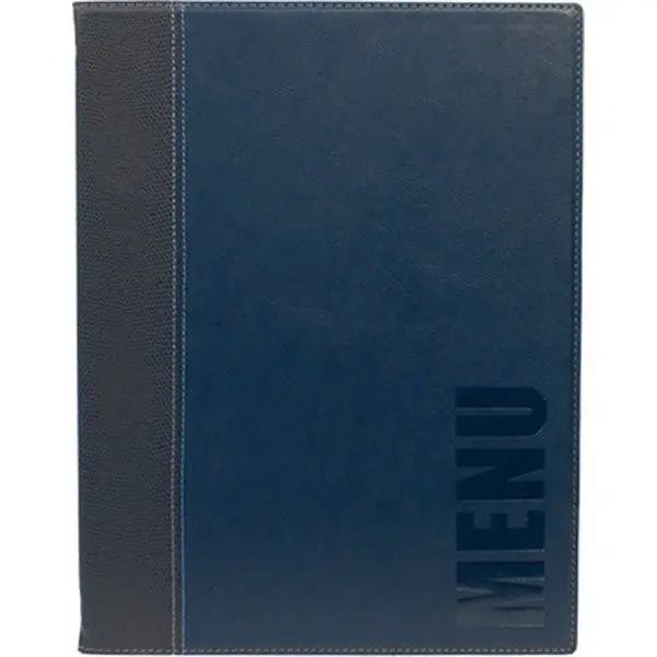 Horeca Menukaart Trendy - Blauw A4 Laatste Versie