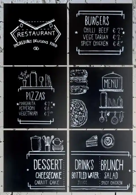 Wandkrijtbord XXL - UV Bestendig - Per 6 Stuks van 40x40cm Korting
