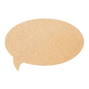 Kurk Silhouette BUBBLE - incl. Krijtstift, Plakband en Punaises - 300x450mm Gratis Retour