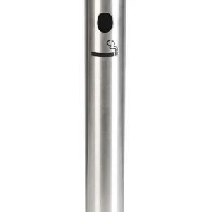 Veilige Betaling RVS Rookpaal - Wandmodel LUXE - 408X58mm