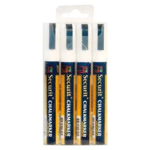 Speciale Aanbieding Set van 2 Medium Krijtstiften - Wit - 2-6mm