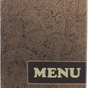 Menumap Design - Paisley A4 Premium