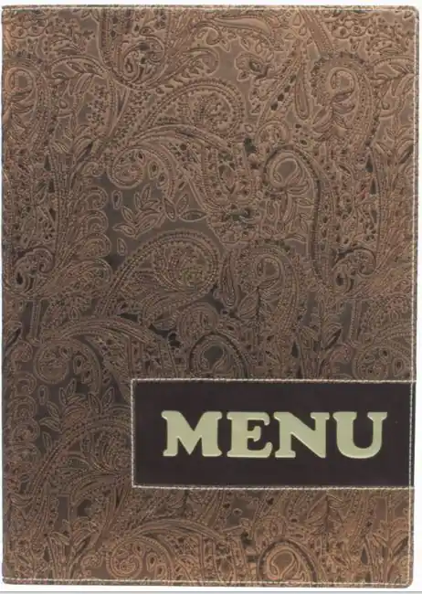 Menumap Design - Paisley A4 Premium