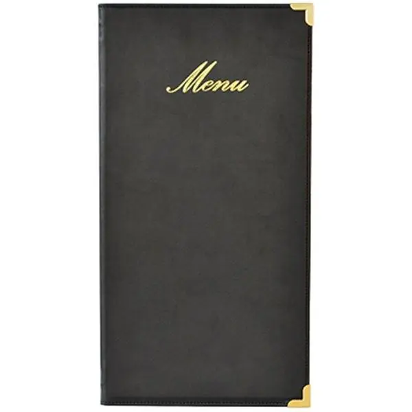 Direct Verzonden Menumap Classic - Zwart - LONG