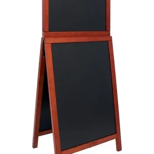 Stoepbord Hout Mahogany - Duplo Top 55x120 - DELUXE Gratis Retour