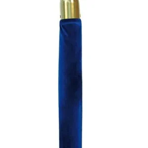 Afzetkoord Goud Blauw Velours - 1.5 meter - DELUXE Lage Prijs