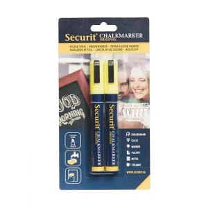 Weekendaanbieding Set van 2 Medium Krijtstiften - Geel - 2-6mm