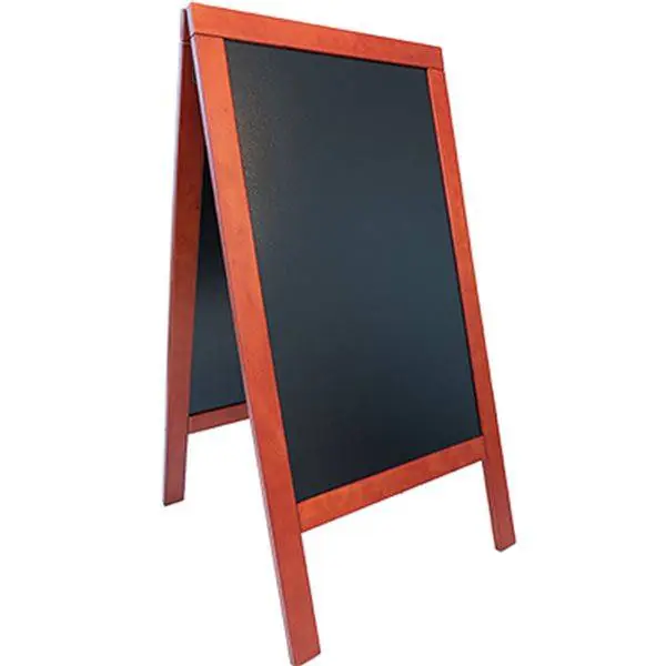 Fabrieksprijs Stoepbord Mahonie - Duplo 70x120 - BASIC