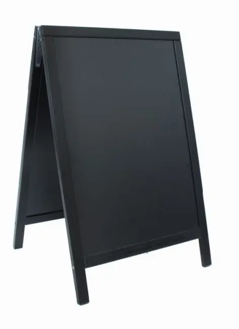 Stoepbord Zwart - Duplo 55x85 - BASIC Superprijs