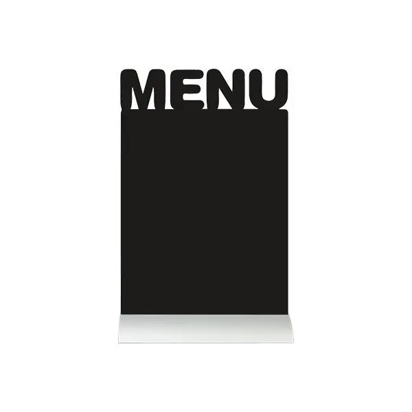 Lage Prijs Tafelkrijtbord Aluminium Silhouet Menu Incl. Krijtstift
