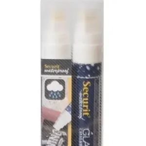 Waterproof Krijtstiften wit - 7-15mm - 2 Stuks Hoge Kwaliteit