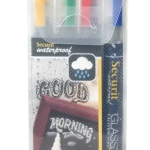 Waterproof Krijtstiften Blauw, Rood, Groen, Geel - 2-6mm - 4 Stuks Dagaanbieding
