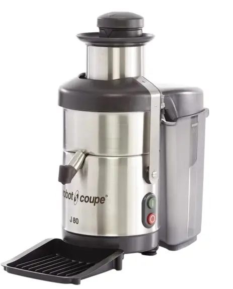 Finale Uitverkoop Robot Coupe automatische sapcentrifuge J80 - tot 120 L/uur - 700W - 3000 rpm