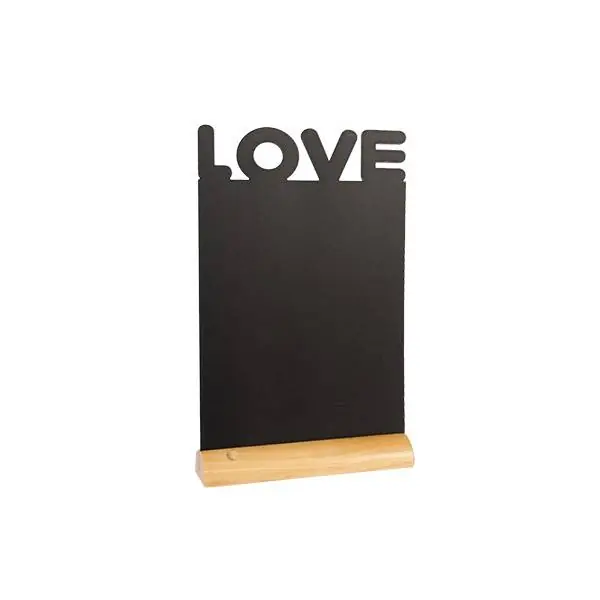 Lage Kosten Krijtbord Love silhouet - inclusief krijtstift
