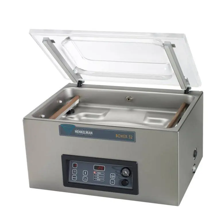Vacuummachine Boxer 52 - Dubbele Seal Balk - Henkelman - 021m3 / 20-40 sec - Afm. Kamer 360x520x(h)185mm Favoriet