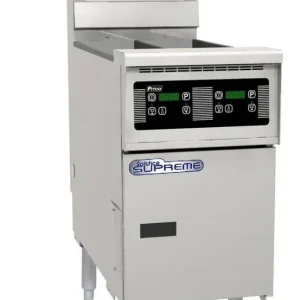 Alleen Vandaag Friteuse Gas Digital - Pitco Solstice Supreme SSH55 - 23kW - Olie 23Kg - 75Kg/u - 397x875x864(h)mm