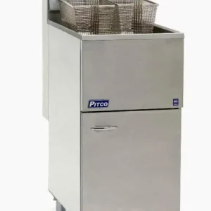 Friteuse Gas Milivolt - Pitco Economy 35C+S (Aardgas) - 23kW - Olie 18Kg - 45Kg/u - 384x769x864(h)mm Alleen Vandaag