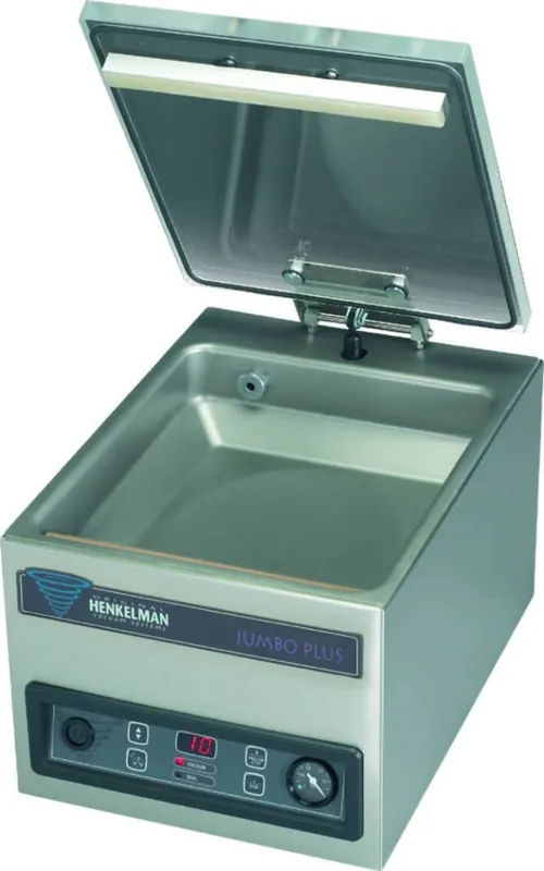Dagaanbieding Vacuummachine Jumbo Plus - Henkelman - 008m3 / 15-35 sec - Afm. Kamer 310x280x(h)85mm