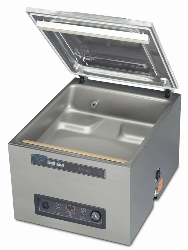 Vacuummachine Jumbo 42 XL - Henkelman - 016m3 / 20-45 sec - Afm. Kamer 460x420x(h)180mm Betaalbaar