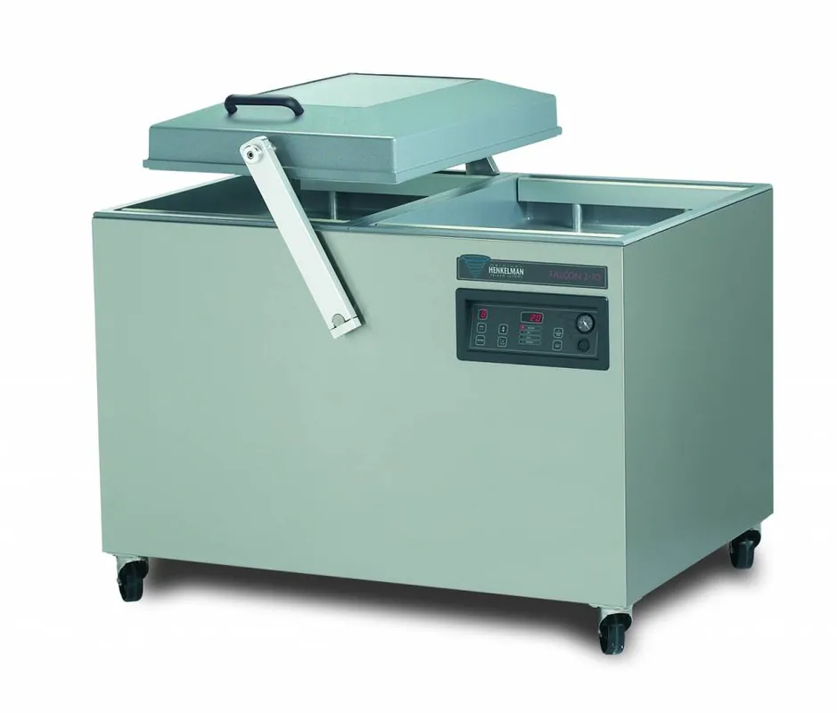 Rechtstreeks Van De Fabrikant Vacuummachine Falcon 2-70 - Henkelman - 100m3 / 15-40 sec - Afm. Kamer 550x700x(h)235mm