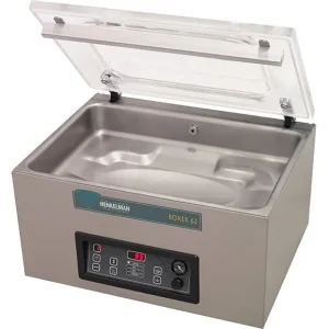 Alleen Vandaag Vacuummachine Boxer 62 - XL Seal Balk 62cm - Henkelman - 021m3 / 20-40 sec - Afm. Kamer 410x520x(h)185mm