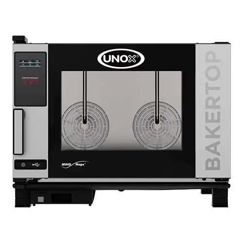 Alleen Vandaag Combisteamer Een elektrische combi-oven - 4x 600x400mm - 400V - 860x957x675(h)mm