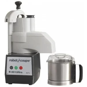 Combi Cutter & Groentesnijder - Robot Coupe R301 Ultra - 650W - 3,7 Liter - Snelheid: 1500 RPM Laatste Versie