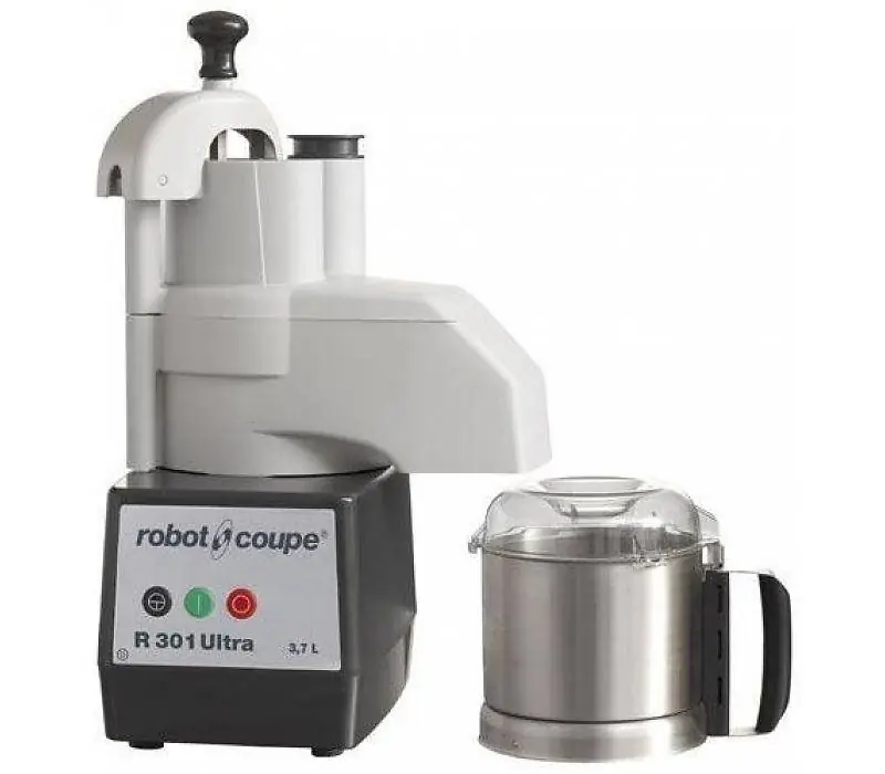 Combi Cutter & Groentesnijder - Robot Coupe R301 Ultra - 650W - 3,7 Liter - Snelheid: 1500 RPM Laatste Versie