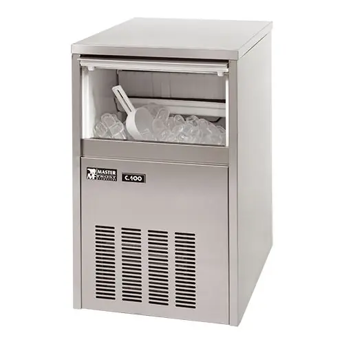 Tijdelijk Beschikbaar ijsblokjesmachine - roestvrij staal - 40 kg/dag