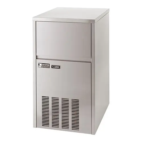 Lage Prijs ijsblokjesmachine - roestvrij staal - 60 kg/dag - Opslagcontainer van 30 kg