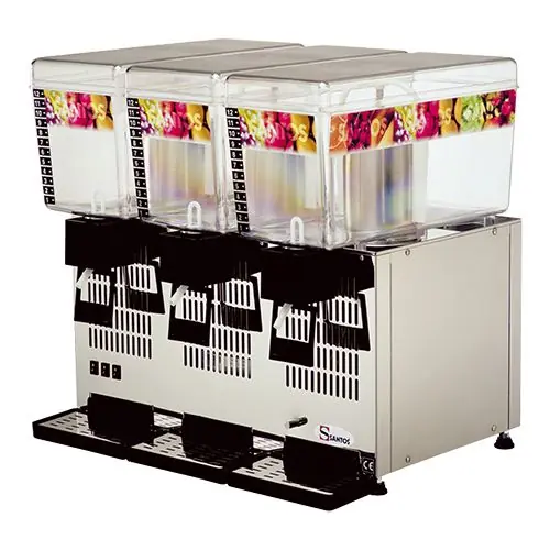 Finale Uitverkoop Drankautomaat - roestvrij staal - 3x12L 55(h)x57x43cm