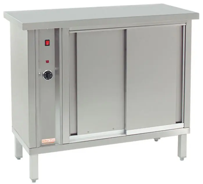 Hetelucht bordenwarmer voor 120 borden - 1000W - 105x46x(h)90cm Weekendaanbieding