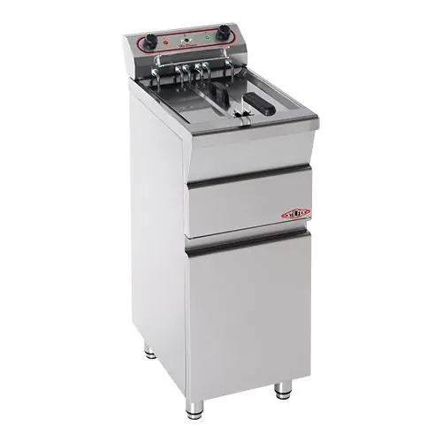 Merkproduct elektrische friteuse - roestvrij staal - met basis - 12L - 87(h)x58x31cm