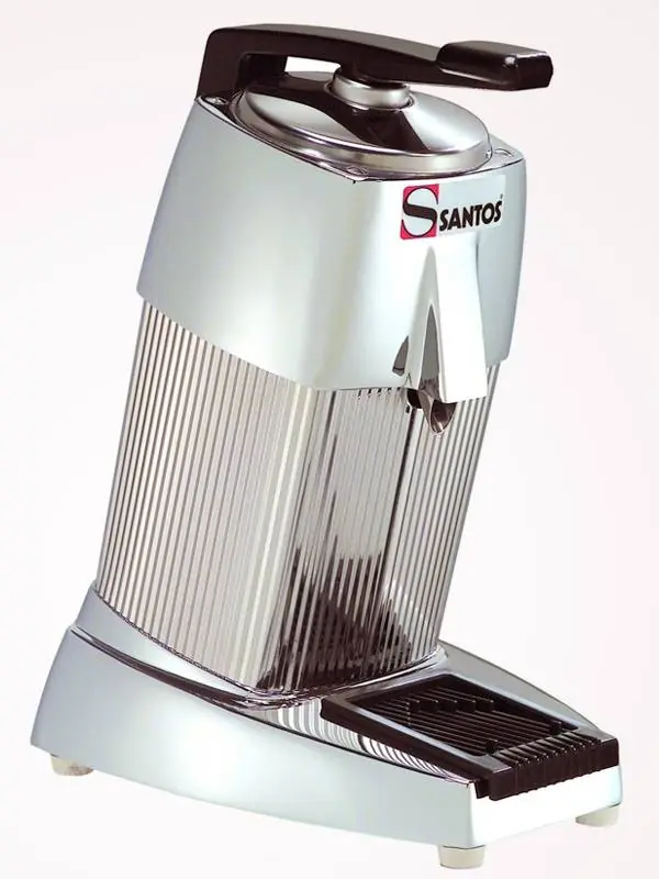 Sinaasappelpers Santos Super Deluxe - Chroom - 230V / 230W - 200x300x(H)380mm Speciale Aanbieding